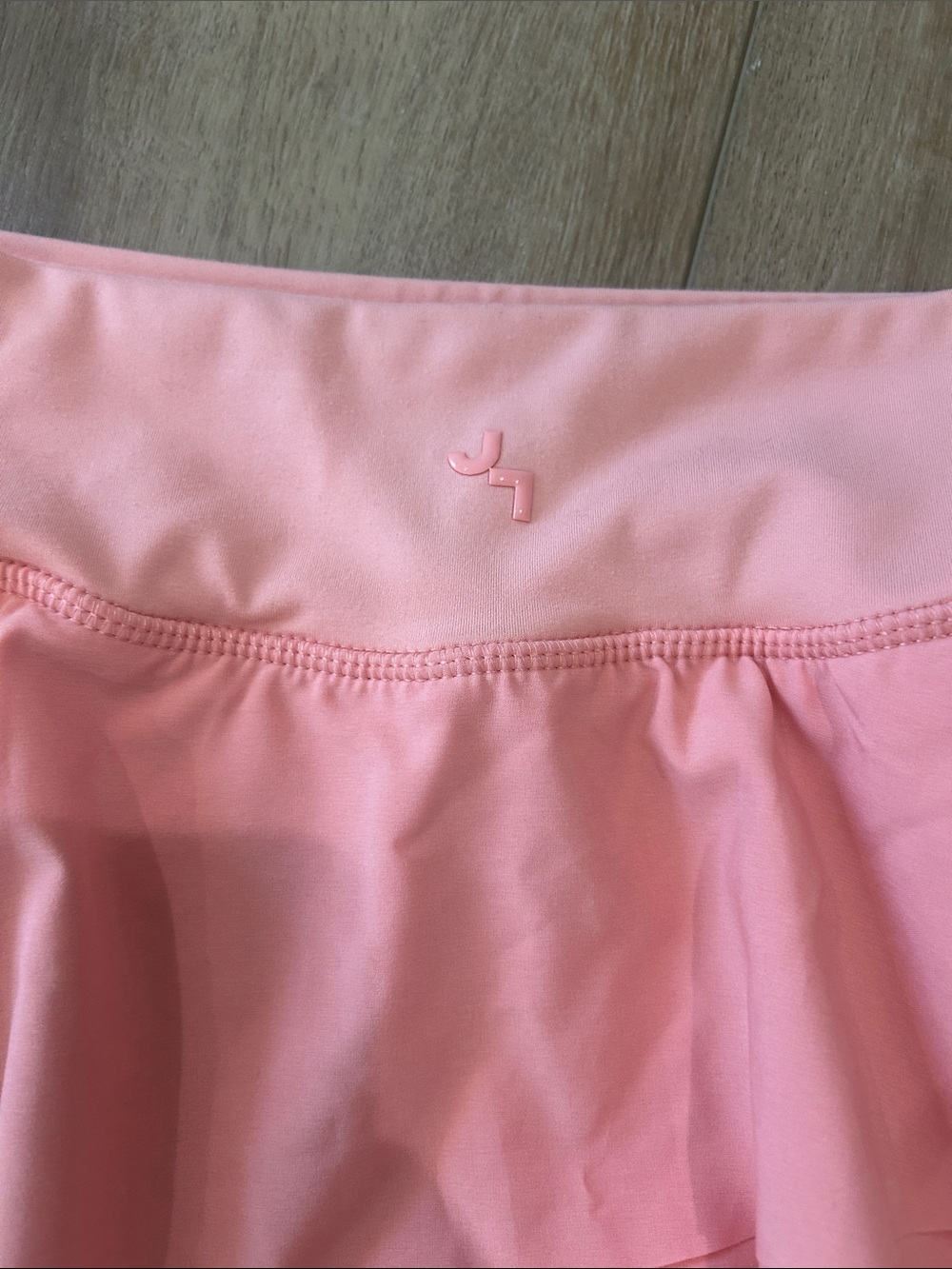 JoyLab | Coral Pink | Ruffle Mini Athletic Skirt - Picture 4 of 4